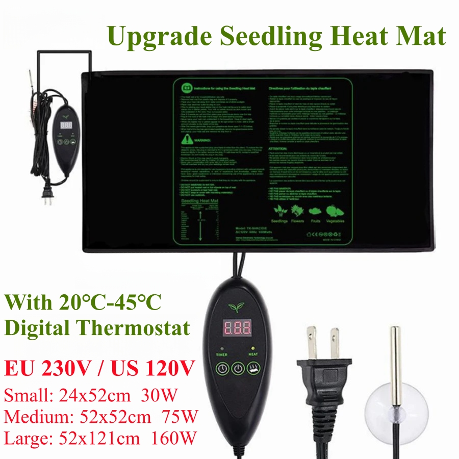 Seedling Heat Pad - 3 أحجام ترقية الشتلات الحرارة حصيرة