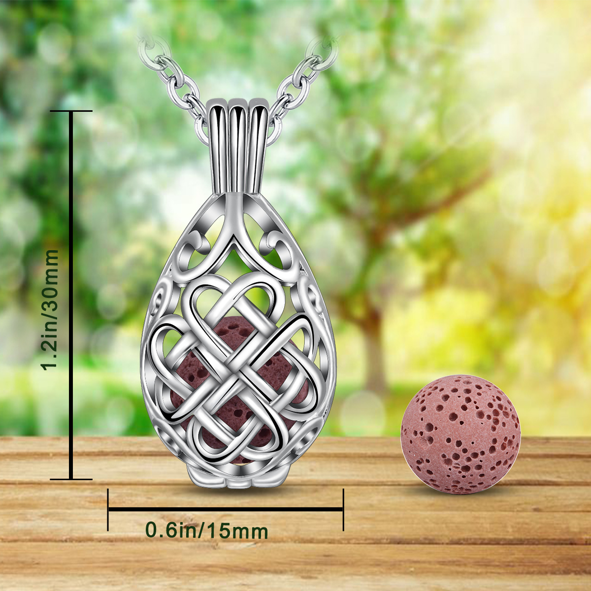 يودورا-قلادة ناشر الزيوت العطر - مراجعة Air Stone Diffuser وسعره