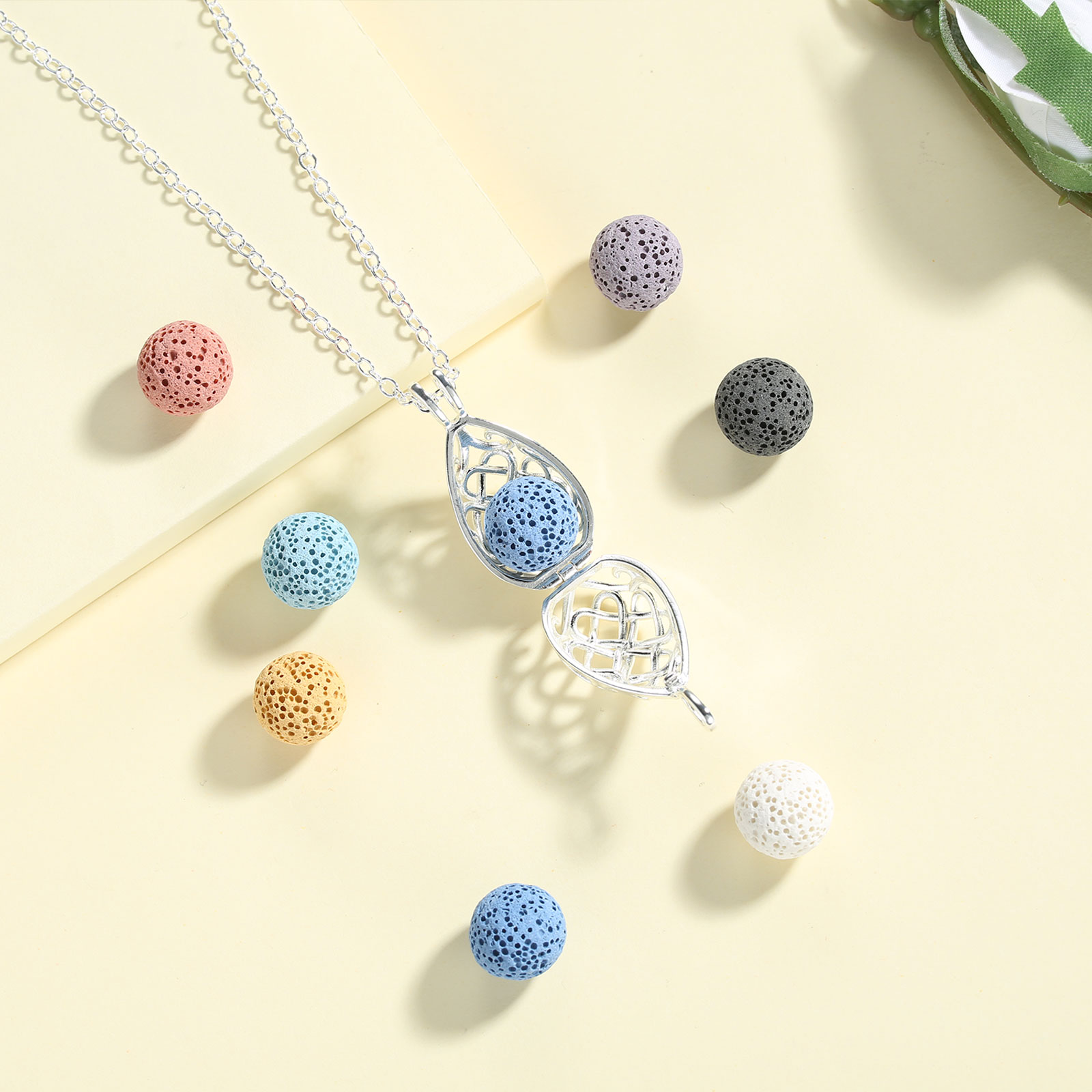 يودورا-قلادة ناشر الزيوت العطر - مراجعة Air Stone Diffuser وسعره
