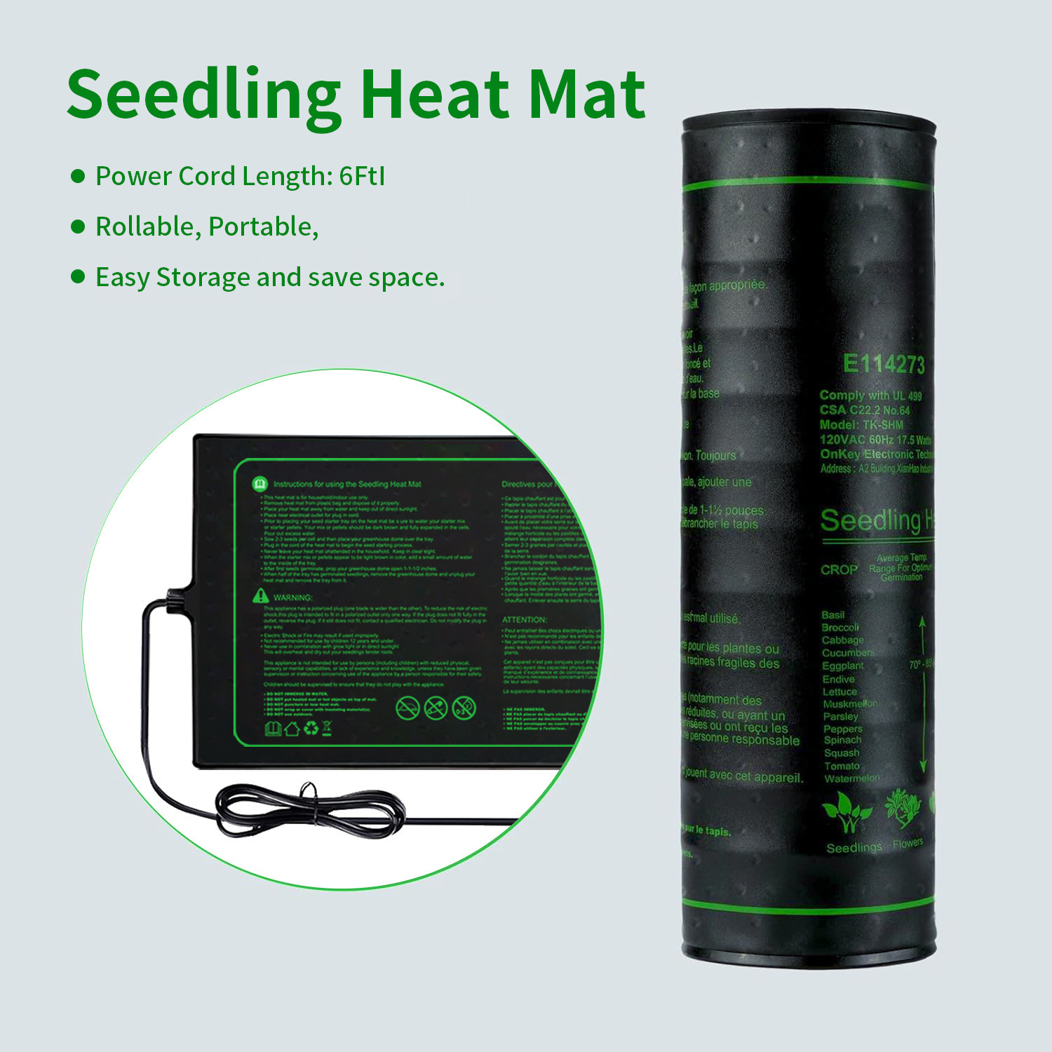 اثنين من حزمة 20x10 بوصة الشتل - مراجعة Seedling Heat Pad وسعره