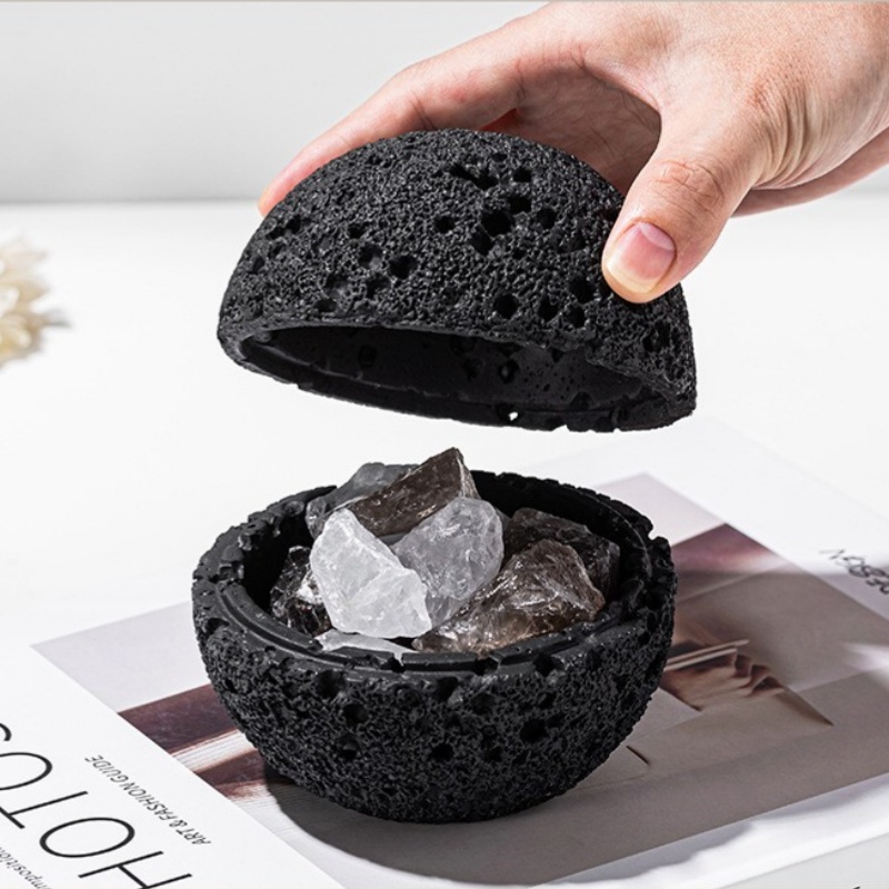 تمثال صخر بركاني على شكل كوكب، - مراجعة Air Stone Diffuser وسعره