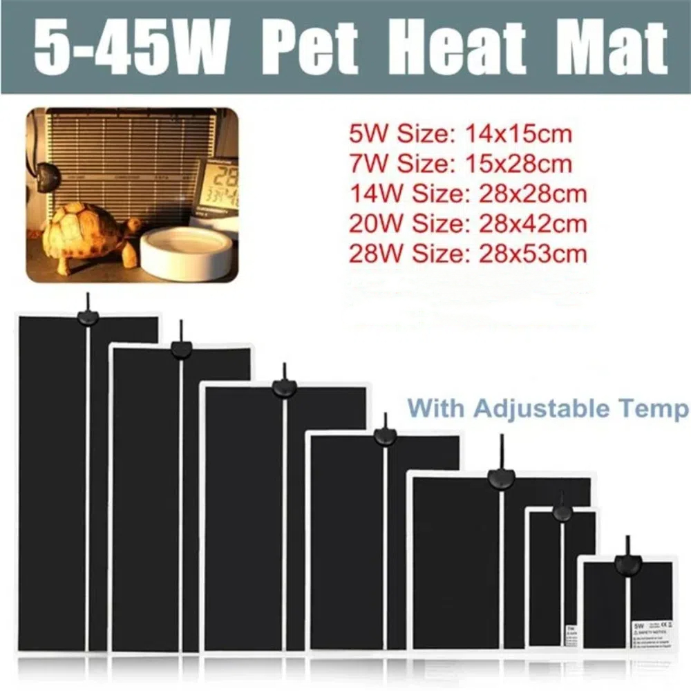5 ~ 28 واط الشتلات الحرارة حصي - مراجعة Seedling Heat Pad وسعره